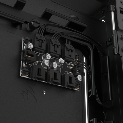 Corsair iCUE 5000X RGB Tempered Glass Mid-Tower ATX PC Smart Case - Black-61044
