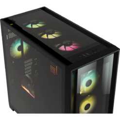Corsair iCUE 5000X RGB Tempered Glass Mid-Tower ATX PC Smart Case - Black-61042