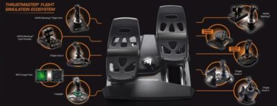 Thrustmaster T.16000M FCS FLIGHT PACK: Joystick, Throttle and Rudder pedals for PC-60827