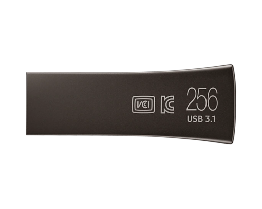 Samsung BAR Plus - 256 GB - USB 3.1 Gen 1 - titaniumgrijs-60932