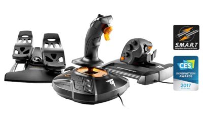 Thrustmaster T.16000M FCS FLIGHT PACK: Joystick, Throttle and Rudder pedals for PC-0