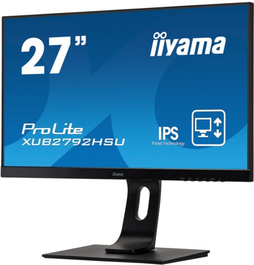 iiyama ProLite XUB2792HSU-B1 LED-monitor - 27" - 1920 x 1080 Full HD (1080p) - IPS-60843