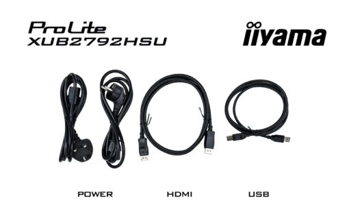 iiyama ProLite XUB2792HSU-B1 LED-monitor - 27" - 1920 x 1080 Full HD (1080p) - IPS-60848
