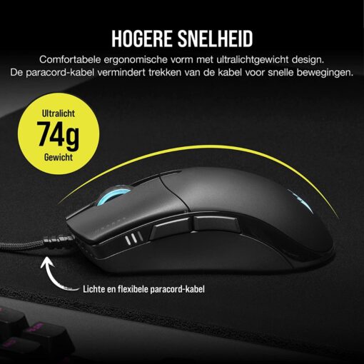 Corsair SABRE RGB PRO CHAMPION SERIES Ultra-Light FPS/MOBA Gaming Mouse-62142