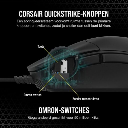 Corsair SABRE RGB PRO CHAMPION SERIES Ultra-Light FPS/MOBA Gaming Mouse-62143