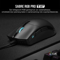 Corsair SABRE RGB PRO CHAMPION SERIES Ultra-Light FPS/MOBA Gaming Mouse-62145