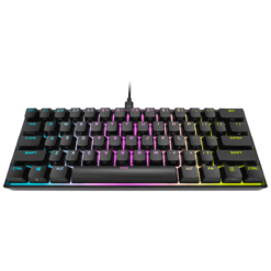 Corsair K65 RGB MINI 60% Mechanical Gaming Keyboard — CHERRY MX SPEED — Black-62084