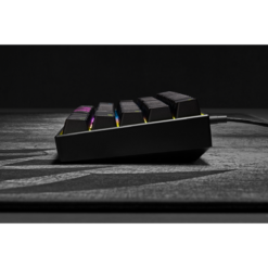 Corsair K65 RGB MINI 60% Mechanical Gaming Keyboard — CHERRY MX SPEED — Black-62092