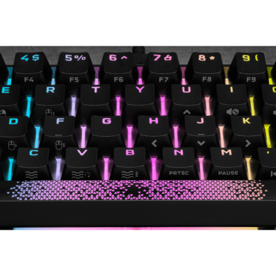 Corsair K65 RGB MINI 60% Mechanical Gaming Keyboard — CHERRY MX SPEED — Black-62095