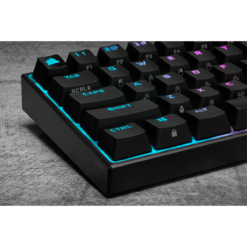 Corsair K65 RGB MINI 60% Mechanical Gaming Keyboard — CHERRY MX SPEED — Black-62096