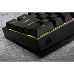 Corsair K65 RGB MINI 60% Mechanical Gaming Keyboard — CHERRY MX SPEED — Black-62097