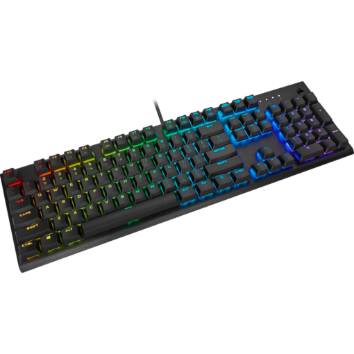Corsair K60 RGB PRO Low Profile Mechanical Gaming Keyboard — CHERRY MX Low Profile Speed-62408