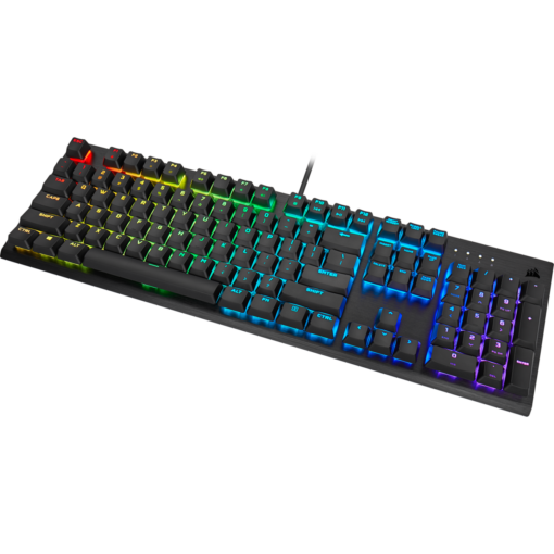 Corsair K60 RGB PRO Low Profile Mechanical Gaming Keyboard — CHERRY MX Low Profile Speed-62407