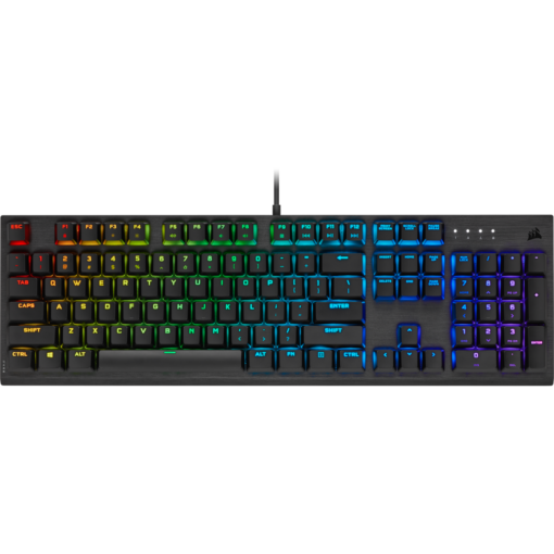 Corsair K60 RGB PRO Low Profile Mechanical Gaming Keyboard — CHERRY MX Low Profile Speed-62420