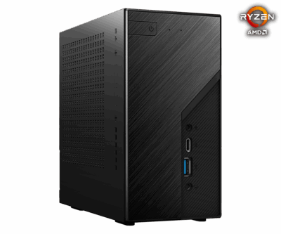 ASRock DeskMini X300 - Socket AM4 - Barebone - Mini-STX - Zwart-62467