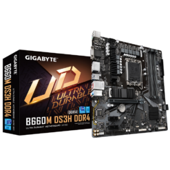 Gigabyte B660M DS3H DDR4 - micro ATX - LGA1700 Socket - B660-0