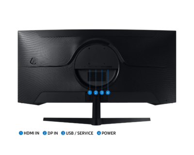 Samsung WQHD Curved Gaming Monitor Odyssey G5 - 3440 x 1440 - 165 Hz - VA-63001