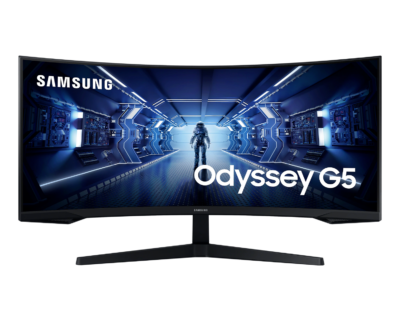 Samsung WQHD Curved Gaming Monitor Odyssey G5 - 3440 x 1440 - 165 Hz - VA-0