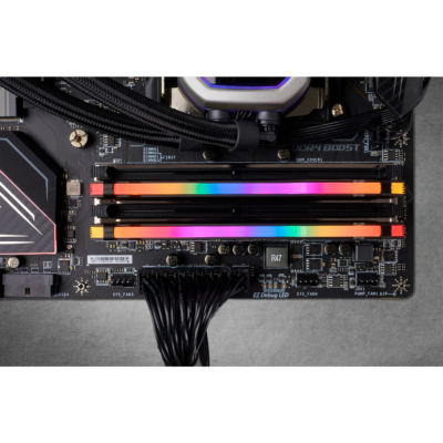 Corsair VENGEANCE RGB PRO geheugen - 32 GB : 2 x 16 GB - CL18 - DDR4 - 3600 MHz-63183