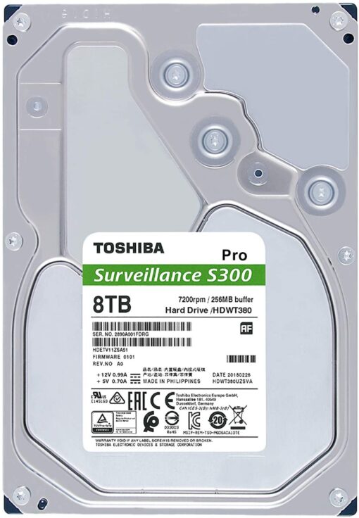 Toshiba S300 Surveillance - 8 TB - SATA-600 - 256 MB buffer-63280