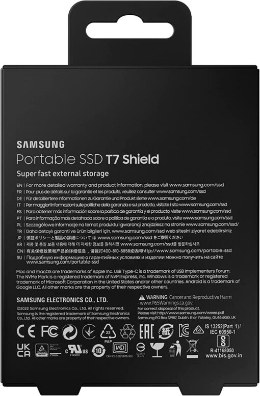 Samsung T7 Shield MU-PE2T0S - 2 TB - USB 3.2 Gen 2-63429