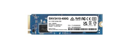 Synology SNV3400-serie - 400 GB - intern - M.2 2280 - NVMe PCIe 3.0 x4-0
