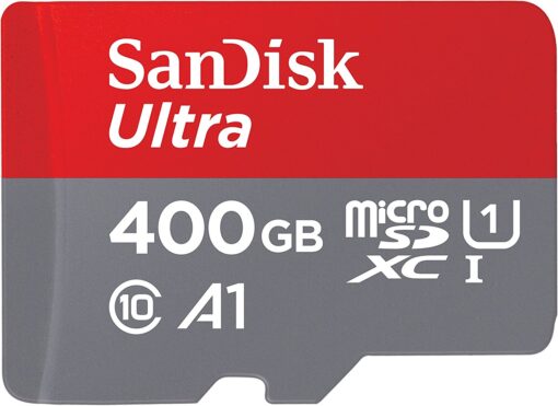 SanDisk Ultra - 400 GB - microSDXC UHS-I - 120MB/s ( SD adapter inbegrepen )-63571