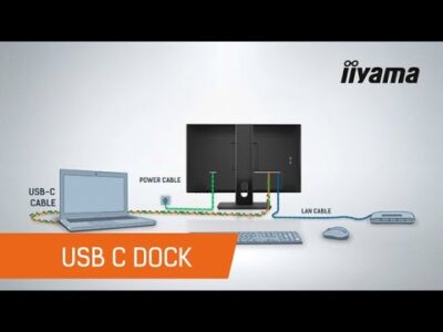 iiyama ProLite XUB2492HSN-B1 - LED-monitor - 23.8" - 1920 x 1080 Full HD - IPS - USB-C-63834
