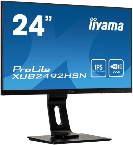 iiyama ProLite XUB2492HSN-B1 - LED-monitor - 23.8" - 1920 x 1080 Full HD - IPS - USB-C-63837