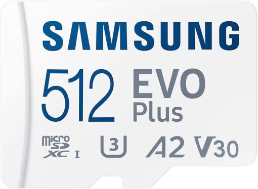 Samsung EVO Plus MB-MC512KA - 512 GB - microSDXC-naar-SD-adapter inbegrepen-0