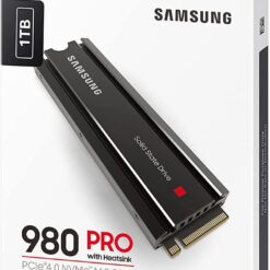 Samsung 980 PRO Heatsink MZ-V8P1T0CW - 1 TB - PCle 4.0 NVMe M.2 SSD-64002