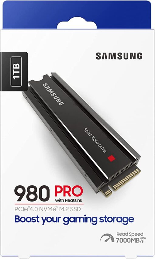 Samsung 980 PRO Heatsink MZ-V8P1T0CW - 1 TB - PCle 4.0 NVMe M.2 SSD-63999