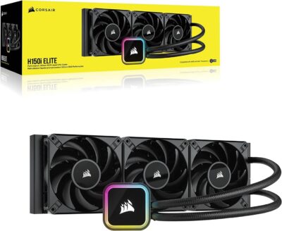 Corsair iCUE H150i RGB ELITE Liquid CPU Cooler-64107