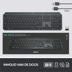 Logitech MX Keys - Geavanceerd draadloos verlicht toetsenbord-64196