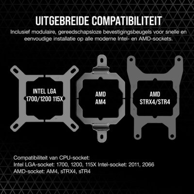 Corsair iCUE H150i ELITE LCD Display Liquid CPU Cooler-64176