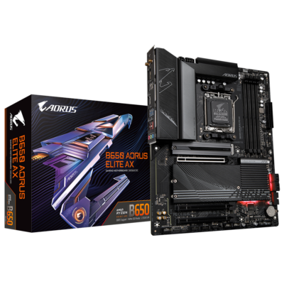 Gigabyte B650 AORUS ELITE AX - ATX - Socket AM5 - AMD B650-0