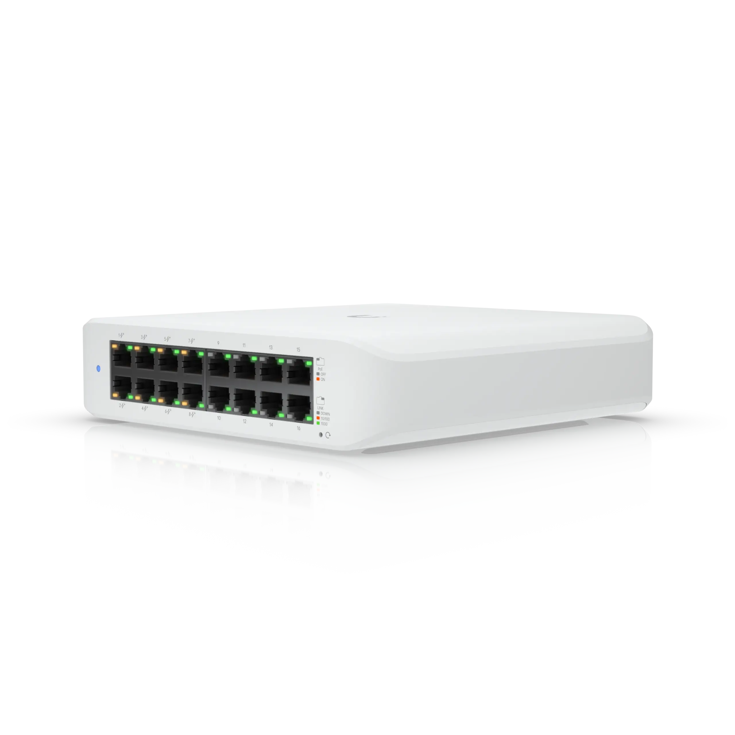 Ubiquiti USW-Lite-16-PoE | UniFi Switch Lite 16 PoE - 16× Gigabit, 8× PoE+