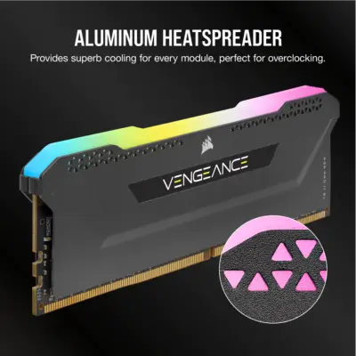 Corsair VENGEANCE RGB PRO SL geheugen - 32 GB : 2 x 16 GB - CL18 - DDR4 - 3600 MHz - Afbeelding 8