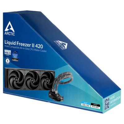 ARCTIC Liquid Freezer II 420 All-in-One CPU Water Cooler - Open doos - Afbeelding 3