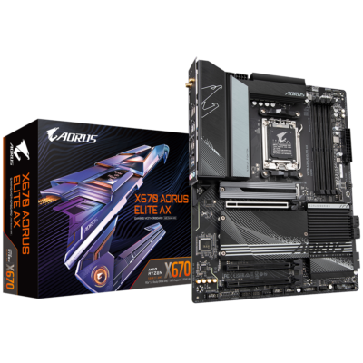 Gigabyte AORUS X670 ELITE AX - ATX - Socket AM5 - AMD X670 chipset - DDR5