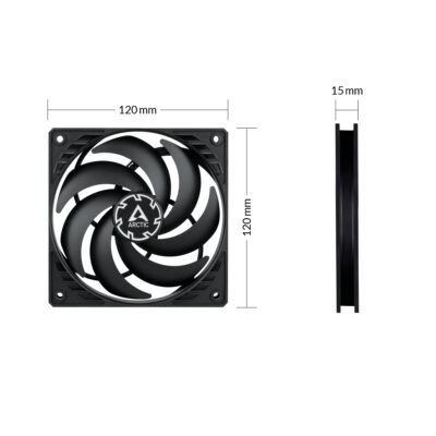 Arctic Cooling P12 Slim PWM PST - 3 Pack - Afbeelding 4