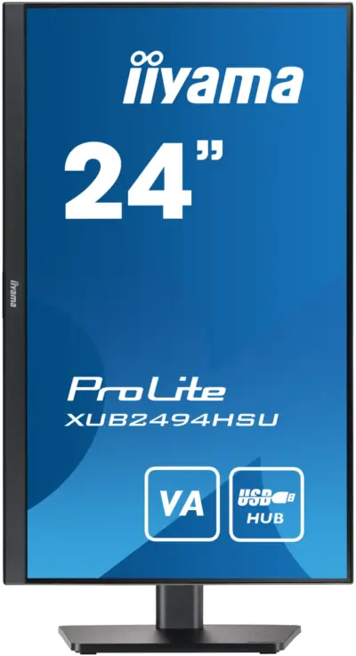 iiyama ProLite XUB2494HSU-B2 - LED-monitor - 23.8" - 1920 x 1080 Full HD - VA - Afbeelding 2