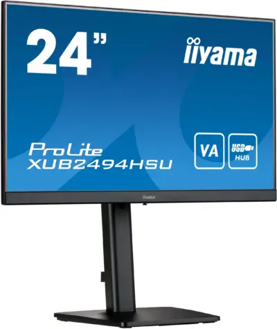 iiyama ProLite XUB2494HSU-B2 - LED-monitor - 23.8" - 1920 x 1080 Full HD - VA - Afbeelding 3