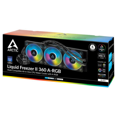 ARCTIC Liquid Freezer II 360 A-RGB All-in-One CPU Water Cooler - Afbeelding 4