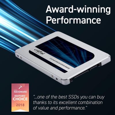 Crucial MX500 1TB SATA 2.5" 7mm (with 9.5mm adapter) Internal SSD - Acronis-editie - Afbeelding 6