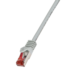LogiLink Patch cable PrimeLine - Cat.6, S/FTP, grey, 5 m