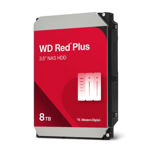 WD Red Plus NAS Hard Drive WD80EFPX - 8 TB - 256 MB cache