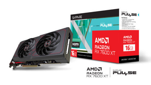 Sapphire PULSE AMD Radeon RX 7600 XT 16GB