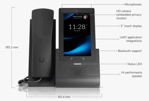Ubiquiti UniFi Phone G3 Touch Pro - Afbeelding 10