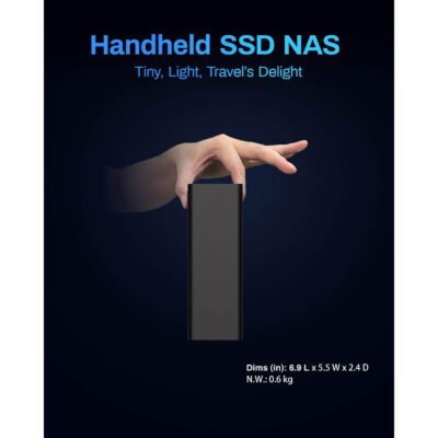 TerraMaster F8 SSD Plus 8-Bay Palm-Sized Full SSD NAS - Afbeelding 3
